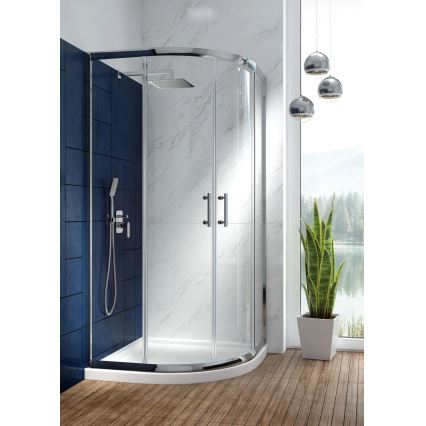 Deante NAC_09LP - Set de duș ALPINIA cu baterie incastrată, crom lucios