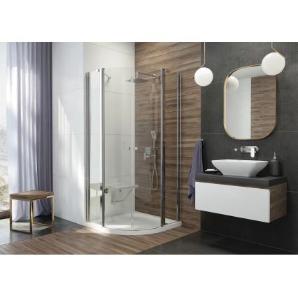 Deante NAC_09LP - Set de duș ALPINIA cu baterie incastrată, crom lucios