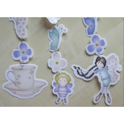 Decofun 70-114 - Abajur pentru copii pentru candelabrul HEIRLOOM E27 430x230 mm