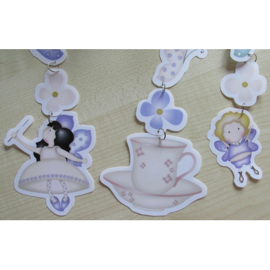 Decofun 70-114 - Abajur pentru copii pentru candelabrul HEIRLOOM E27 430x230 mm