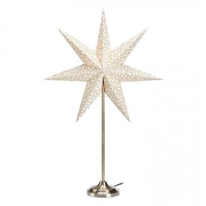 Decorațiune de Crăciun BAROQUE 1xE14/25W/230V 65 cm albă/crom Markslöjd 705310