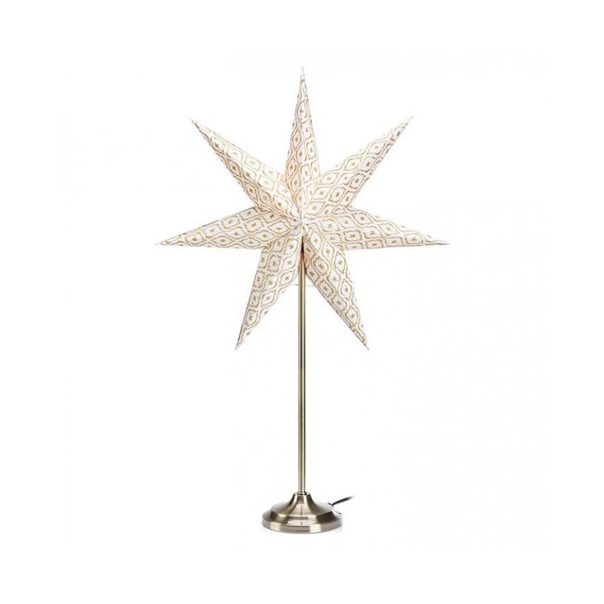 Decorațiune de Crăciun BAROQUE 1xE14/25W/230V 65 cm albă/crom Markslöjd 705310