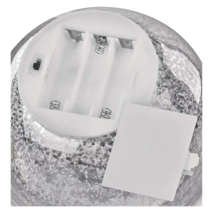 Decorațiune de Crăciun cu LED, 20xLED/3xAA, globuri diam. 15 cm
