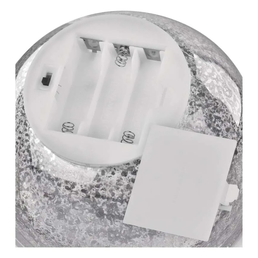 Decorațiune de Crăciun cu LED, 20xLED/3xAA, globuri diam. 15 cm