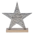 Decorațiune de Crăciun Eglo 21x20,5 cm stea/argintiu