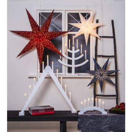 Decorațiune de Crăciun 1xE14/25W/230V albă