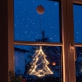 Decorațiune de Crăciun LED/3xAAA, alb cald, brăduț