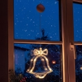 Decorațiune de Crăciun LED/3xAAA/alb cald clopoțel