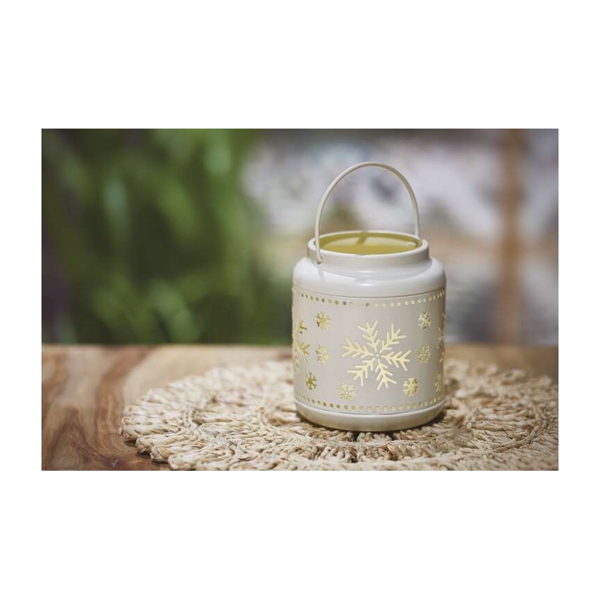 Decorațiune de Crăciun LED, 3xAAA, alb