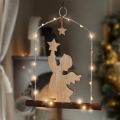 Decorațiune de Crăciun LED înger, LED/2xAA