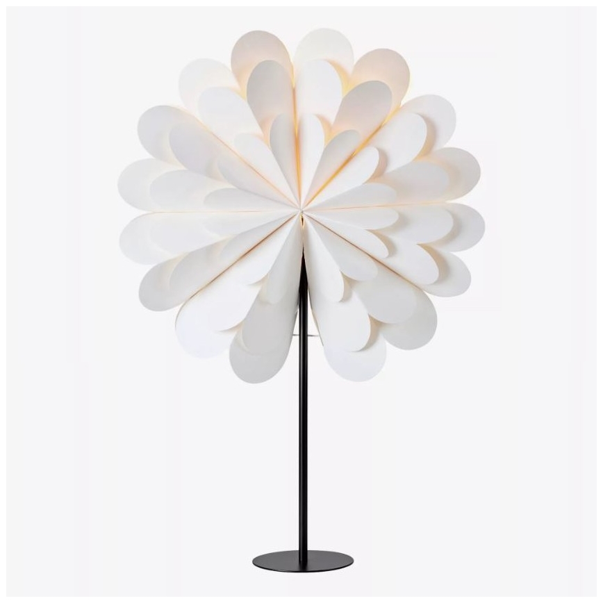 Decorațiune de Crăciun MARAVILLA 1xE14/25W/230V 68 cm albă/neagră Markslöjd 705946