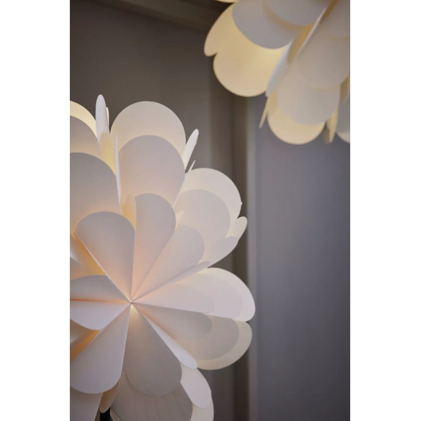 Decorațiune de Crăciun MARAVILLA 1xE14/25W/230V 68 cm albă/neagră Markslöjd 705946