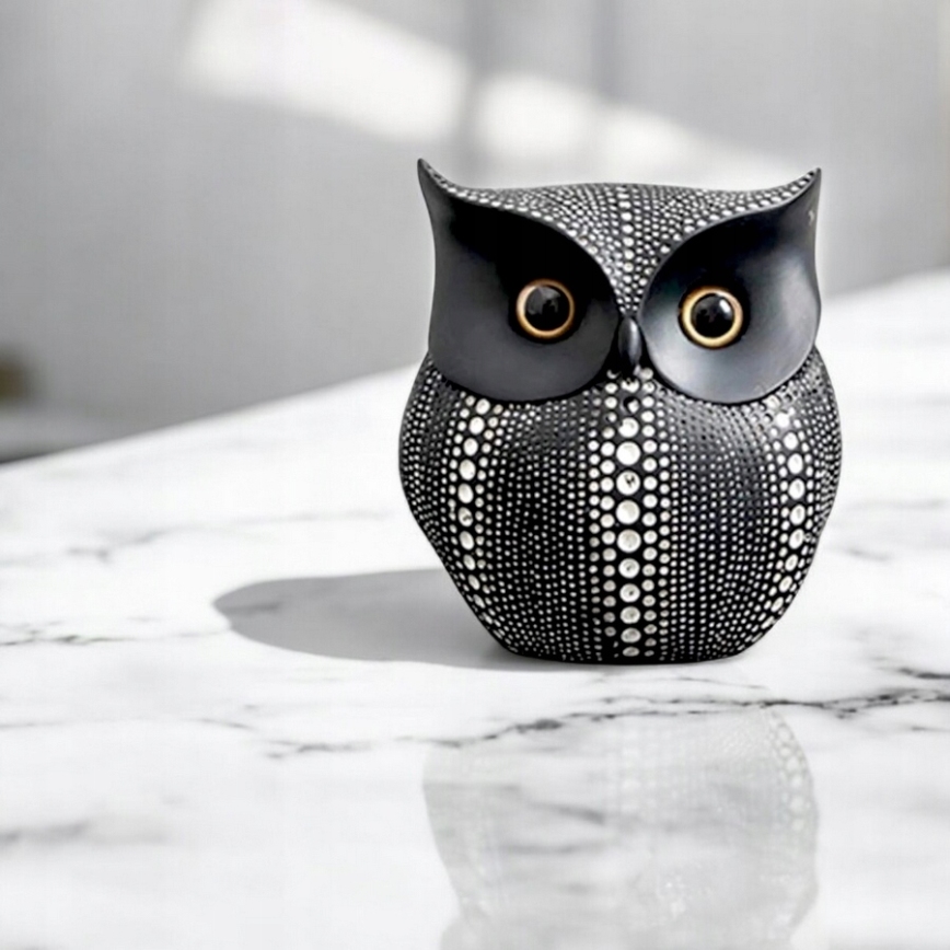 Decorațiune de masă, 15 cm, neagră