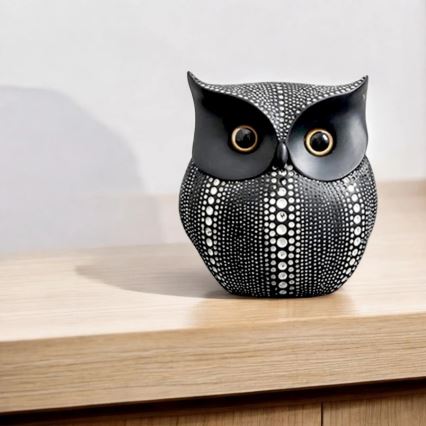 Decorațiune de masă, 15 cm, neagră