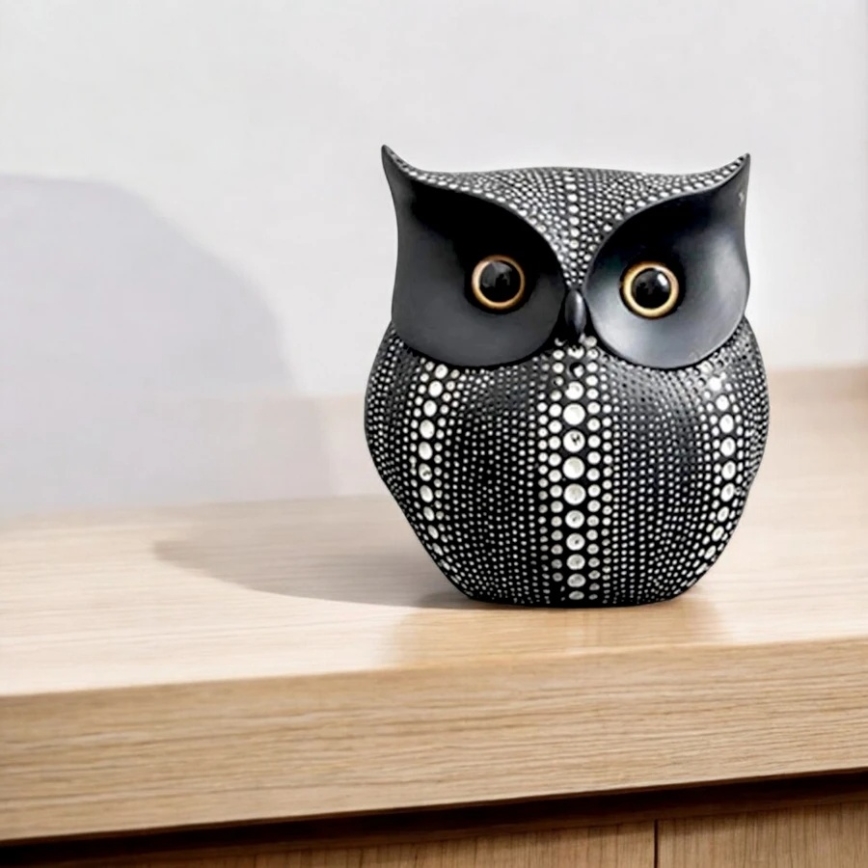 Decorațiune de masă, 15 cm, neagră