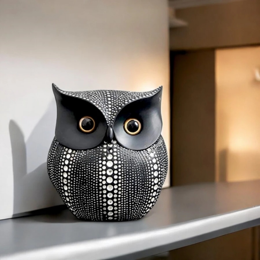 Decorațiune de masă, 15 cm, neagră