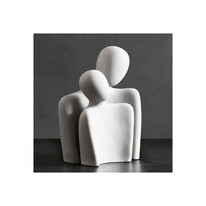 Decorațiune de masă 20 x 5,5 x 14,5 cm, albă