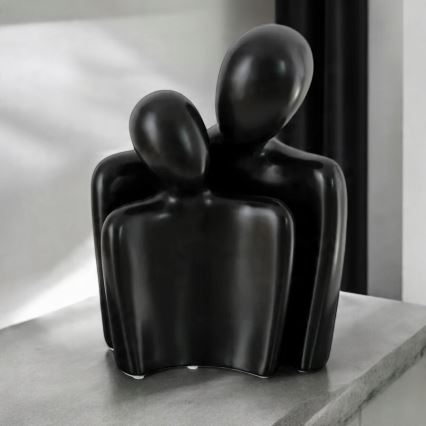 Decorațiune de masă, 20 x 5,5 x 14,5 cm, neagră