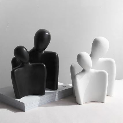 Decorațiune de masă, 20 x 5,5 x 14,5 cm, neagră