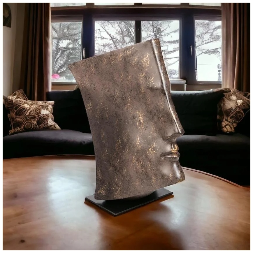 Decorațiune de masă 29x25x17 cm, rășină/finisaj cupru