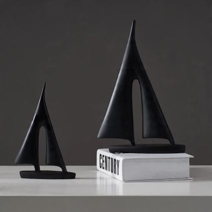 Decorațiune de masă din rășină, 28 cm, negru