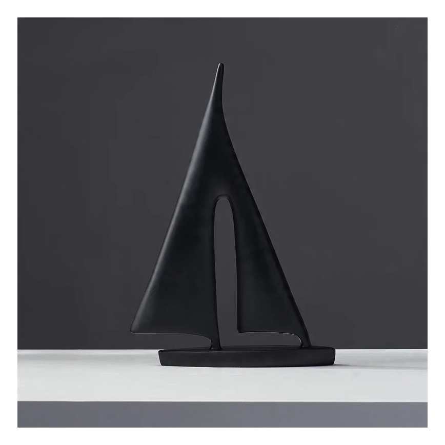 Decorațiune de masă din rășină, 28 cm, negru