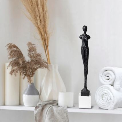 Decorațiune de masă din rășină, 43 cm, negru