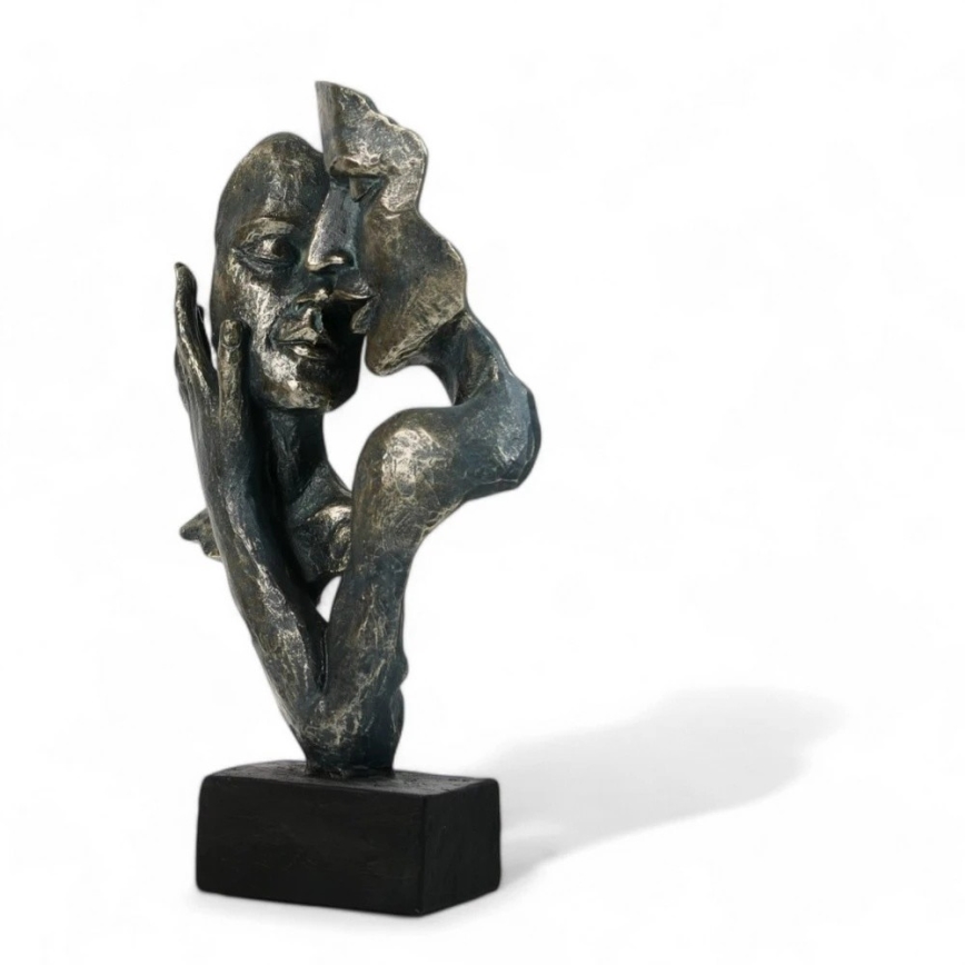 Decorațiune de masă din rășină/patină 31,5x9,5x19 cm