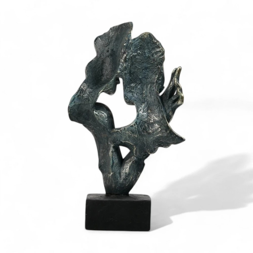 Decorațiune de masă din rășină/patină 31,5x9,5x19 cm