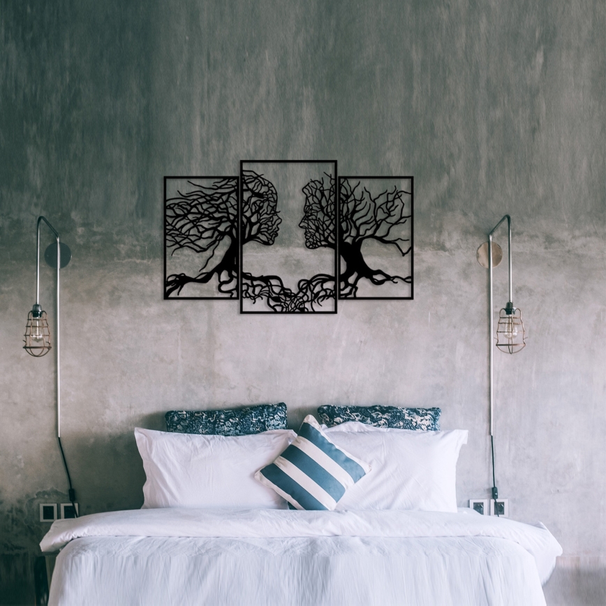 Decorațiune de perete 116x71 cm metal Arborele Vieții