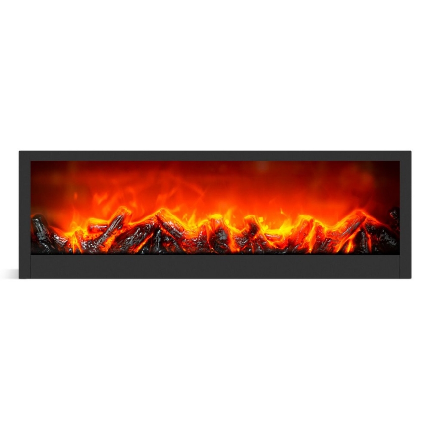 Decorațiune LED 10xLED/5V/3xLR14 șemineu