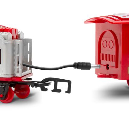 Decorațiune LED de Crăciun 10xLED/4xAA tren