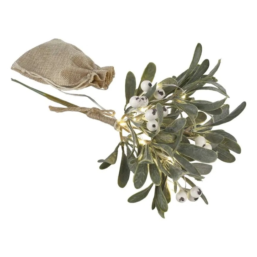 Decorațiune LED de Crăciun, 14 LED-uri, alimentare 2x AA