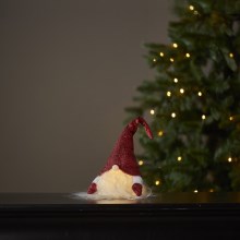 Decorațiune LED de Crăciun 1xLED/0,06W/3xAG13 roșie Eglo