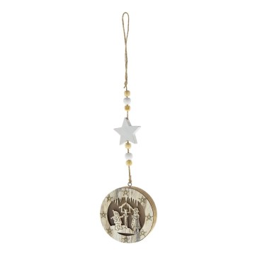 Decorațiune LED de Crăciun 1xLED/2xCR2032 alb cald