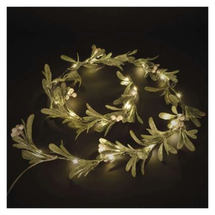 Decorațiune LED de Crăciun, 25 LED, alimentare 3xAA