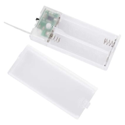 Decorațiune LED de Crăciun, 40 LED, 2x AA, lumină alb cald — model Oraș