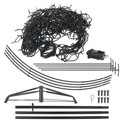 Decorațiune LED de Crăciun, 480 LED, 230 V, IP44, 180 cm