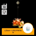 Decorațiune LED de Crăciun Aigostar LED/3xAAA avion de Crăciun 17cm