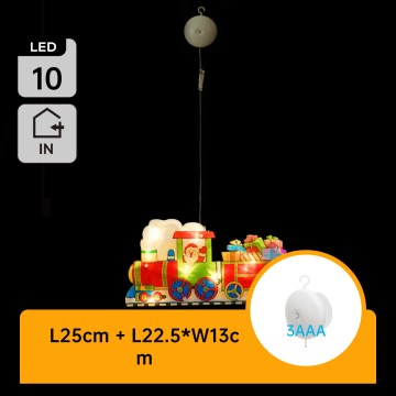 Decorațiune LED de Crăciun Aigostar LED/3xAAA tren 13,4cm