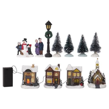 Decorațiune LED de Crăciun 4xLED/0,064W/2xAA Eglo