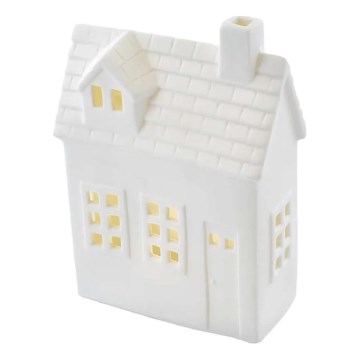 Decorațiune LED de Crăciun – căsuță, alimentare CR2032