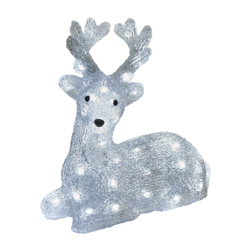 Decorațiune LED de Crăciun de exterior 40xLED/2,1W/230V IP44 cerb