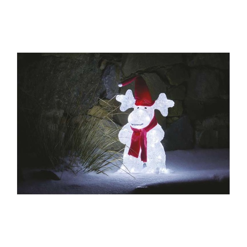 Decorațiune LED de Crăciun de exterior 40xLED/2,1W/230V IP44 ren