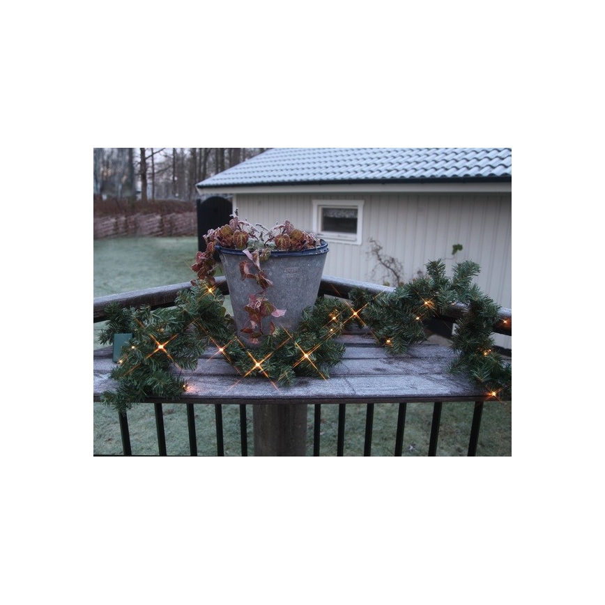 Decorațiune LED de Crăciun de exterior 30xLED/0,064W/3xAA IP44 Eglo