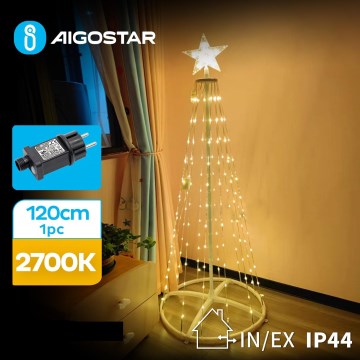 Decorațiune LED de Crăciun de exterior LED/3,6W/31/230V 2700K 120 cm IP44 Aigostar