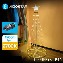 Decorațiune LED de Crăciun de exterior LED/3,6W/31/230V 2700K 150 cm IP44 Aigostar