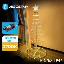 Decorațiune LED de Crăciun de exterior LED/3,6W/31/230V 2700K 180 cm IP44 Aigostar
