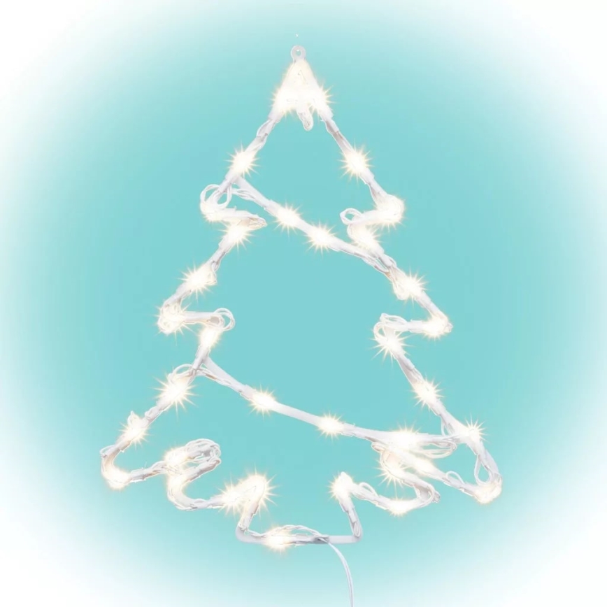 Decorațiune LED de Crăciun de fereastră 35xLED/230V IP44 alb cald