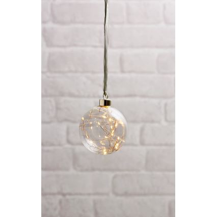 Decorațiune LED de Crăciun 15xLED/0,012W/4,5/230V d. 10 cm Eglo